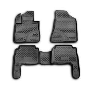 Kia Sorento Floor Mats - Omac - Rubber TPE - Black - '11-'13